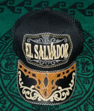 Load image into Gallery viewer, El Salvador Gorra Charra Premium Handmade Gorra Cap