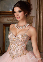 Load image into Gallery viewer, 2020 Cheap Hot Pink Blue Quinceanera Dresses Ball Gown Organza Crystals Beaded Ruffles Sweet 16 Dressess Vestido De 15 Anos