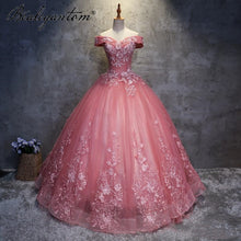 Load image into Gallery viewer, Bealegantom Stock Size 2-14 Ball Gown Quinceanera Dresses Sweet 16 Debutante Prom Party Gown Vestidos De 15 Anos QD1308