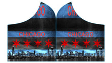 Load image into Gallery viewer, Chicago Flag Skyline Premium Face Mask (Buy One Get One Free)