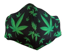 Load image into Gallery viewer, Marijuana Weed Pot Leaf Premium Face Mask