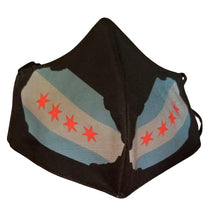 Load image into Gallery viewer, Chicago Flag Premium Face Mask