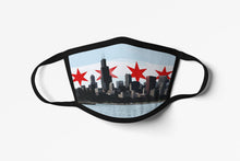 Load image into Gallery viewer, Chicago White Skyline Junior Face Mask (Buy One Get One Free)
