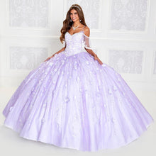 Load image into Gallery viewer, Sky Blue Charro Quinceanera Dresses Ball Gown Off The Shoulder Tulle Appliques Puffy Mexican Sweet 16 Dresses 15 Anos