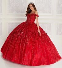 Load image into Gallery viewer, Pink Quinceanera Dresses Ball Gown Off The Shoulder Tulle Appliques Beaded Puffy Mexican Sweet 16 Dresses 15 Anos