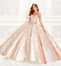 Load image into Gallery viewer, Puffy Quinceanera Dresses Ball Gown Sweetheart Satin Appliques Beaded Mexican Sweet 16 Dresses 15 Anos