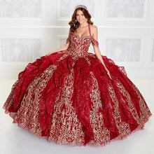 Load image into Gallery viewer, Burgundy Charro Quinceanera Dresses Ball Gown Sweetheart Tulle Appliques Mexican Sweet 16 Dresses 15 Anos