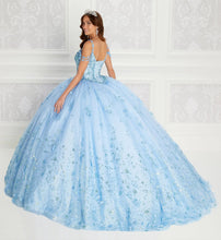 Load image into Gallery viewer, Sky Blue Quinceanera Dresses Ball Gown Spaghetti Straps Tulle Appliques Beaded Puffy Mexican Sweet 16 Dresses 15 Anos