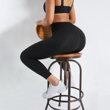 Load image into Gallery viewer, Olive Green Color Women's High Waisted Tummy Control Red Yoga Leggings