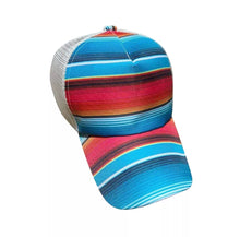 Load image into Gallery viewer, Women Zarape Pattern Stripped Premium Hat Cap Gorra De Mujer