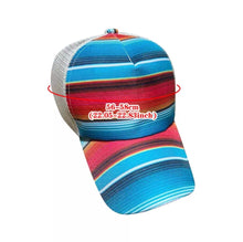 Load image into Gallery viewer, Women Zarape Pattern Stripped Premium Hat Cap Gorra De Mujer