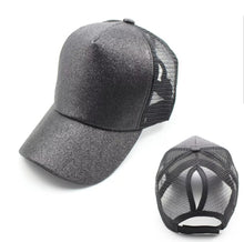 Load image into Gallery viewer, Women Black Glitter Negra Premium Hat Cap Gorra De Mujer