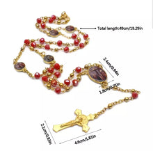 Load image into Gallery viewer, Premium Catholic Rosary Rosario Catolico Virgen Guadalupe Divino Nino