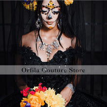 Load image into Gallery viewer, Mexican vestido de 15 años Pink Charro Quinceanera Dresses Puffy Skirt Beading Sweet 16 Dress Appliqued vestidos de xv años