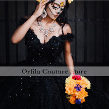Load image into Gallery viewer, Mexican vestido de 15 años Pink Charro Quinceanera Dresses Puffy Skirt Beading Sweet 16 Dress Appliqued vestidos de xv años
