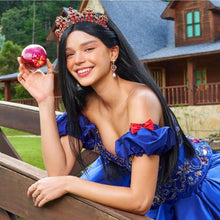 Load image into Gallery viewer, Charro Royal Blue Quinceanera Dresses Applique Beading Vestidos De 15 Años With Removeable Sleeve Sweet 16 Gowns