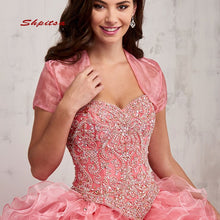 Load image into Gallery viewer, Luxury Puffy Quinceanera Dresses Ball Gown Crystal Plus Size Mexican Women Girl Sweet 16 Princess Long Prom Dresses for 15 Years