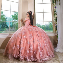Load image into Gallery viewer, Puffy Skirt Quinceanera Dress Corset Back Off The Shoulder Crystal Beaded vestidos de 15 años 2020 Sweet 16 Gowns