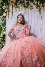 Load image into Gallery viewer, Puffy Skirt Quinceanera Dress Corset Back Off The Shoulder Crystal Beaded vestidos de 15 años 2020 Sweet 16 Gowns