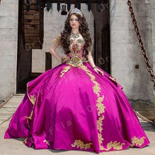 Load image into Gallery viewer, Purple Sweet 16 Quinceanera Dresses Dress For Girls Birthday vestidos de 15 años Corset Prom Dress Pageant Gown Plus Size