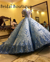 Load image into Gallery viewer, 2021 Light Champagne Ball Gown Quinceanera Dresses Beads Lace Appliques Formal Prom Gowns Sweet 16 Dress vestido de 15 anos