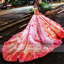 Load image into Gallery viewer, 2021 New Ball Gown Quinceanera Dresses Beads Lace Appliques Formal Prom Gowns Sweet 16 Dress vestido de 15 anos