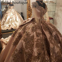 Load image into Gallery viewer, Luxury Quinceanera Dresses Lace Appliques Beads Tiered Sweetheart Sweet 16 Dresses Party Gowns Vestido 15 Anos