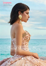 Load image into Gallery viewer, vestidos de 15 años 2021 Sweetheart Quinceanera Dresses Beaded Sequin 3D Flowers Floral Applique Sweet 16 Prom Dress