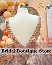 Load image into Gallery viewer, Elegant Applique Quinceanera Dresses Spaghetti Beaded Pearls Zipper Ball Gown Sweet 16 Princess Dress Vestidos de 15 Anos
