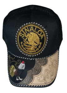 Sinaloa Gorra Charra Premium Handmade Gorra Cap