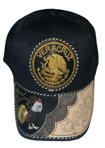 Veracruz Gorra Charra Premium Handmade Gorra Cap