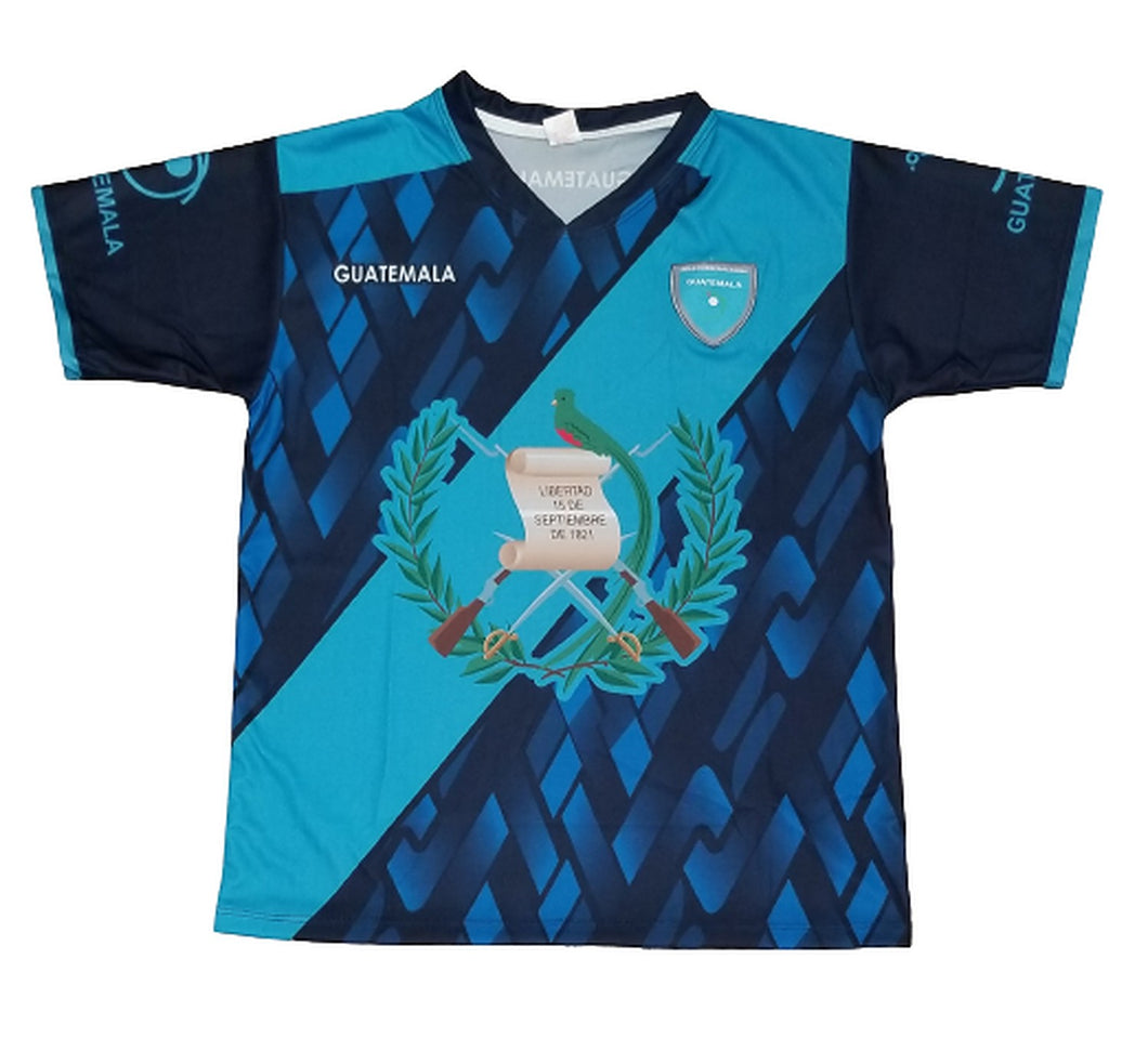 Guatemala Blue Azul Premium Soccer Jersey 2022