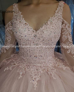 Elegant Lace Quinceanera Dresses Ball Gown Lace Up Sweet 16 Dress For 15 Years Formal Prom Party Pageant Gown Custom