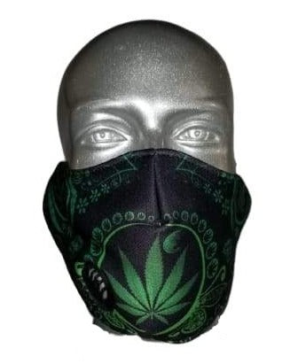 Weed Marijuana Washable Face Mask