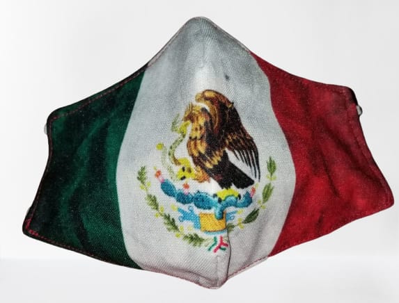Mexico Flag Premium Face Mask