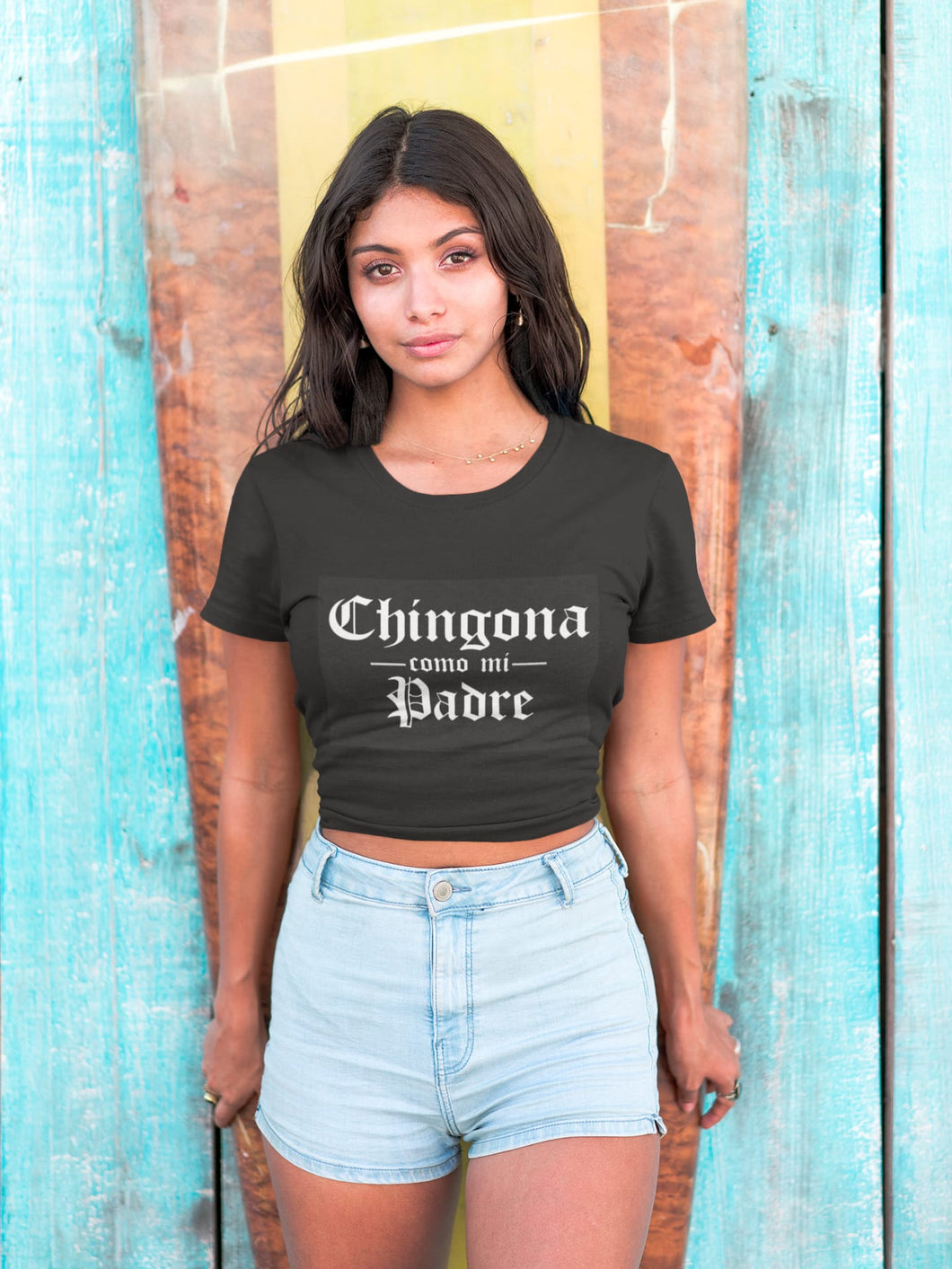 Chingona Como Mi Padre Premium T-Shirt