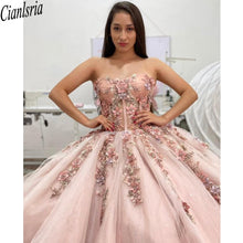 Load image into Gallery viewer, 2022 Sweetheart Quinceanera Dresses Ball Gown3D flower Sweet 16 Year Princess Dresses For 15 Years vestidos de 15 años anos
