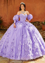 Load image into Gallery viewer, Lilac Charro Quinceanera Dresses Ball Gown Sweetheart Tulle Appliques Mexican Sweet 16 Dresses 15 Anos
