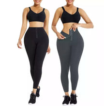 Load image into Gallery viewer, Women&#39;s High Waisted Tummy Control Black Yoga Leggings
