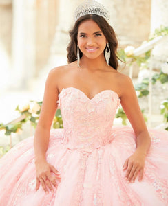 Pink Charro Quinceanera Dresses Ball Gown Off The Shoulder Tulle Appliques Mexican Sweet 16 Dresses 15 Anos